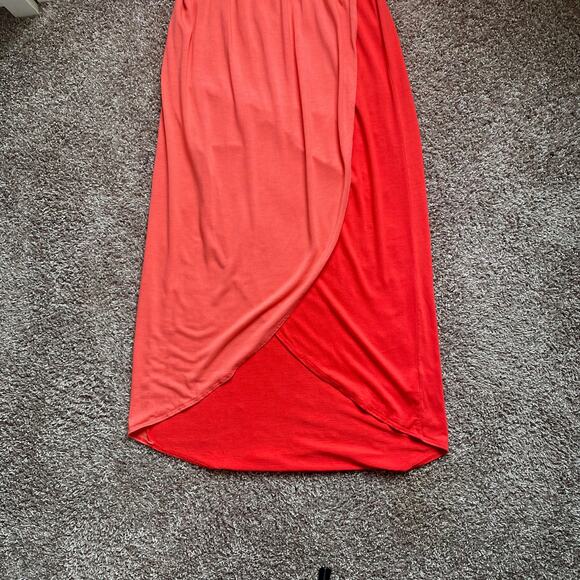 Mossimo Pink and red wrap midi dress - Picture 8 of 11